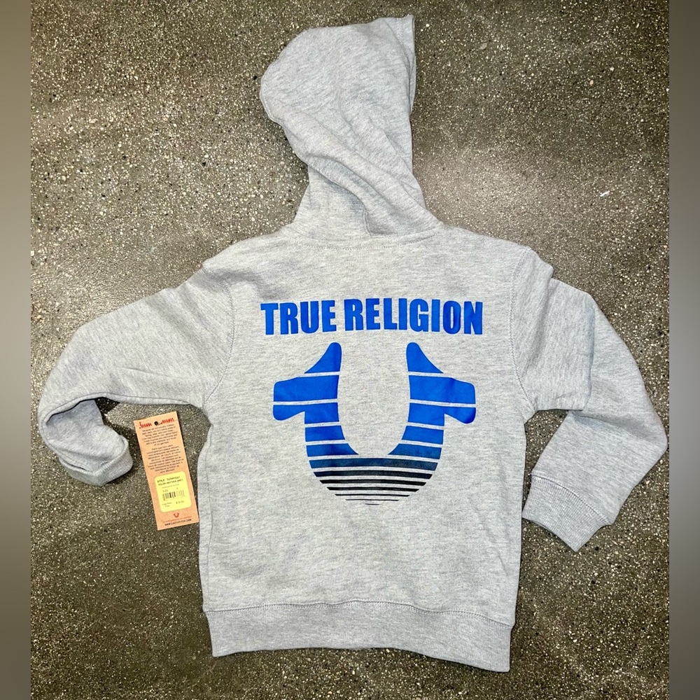 True Religion zip-up hoodie, NWT! Kids size 4T